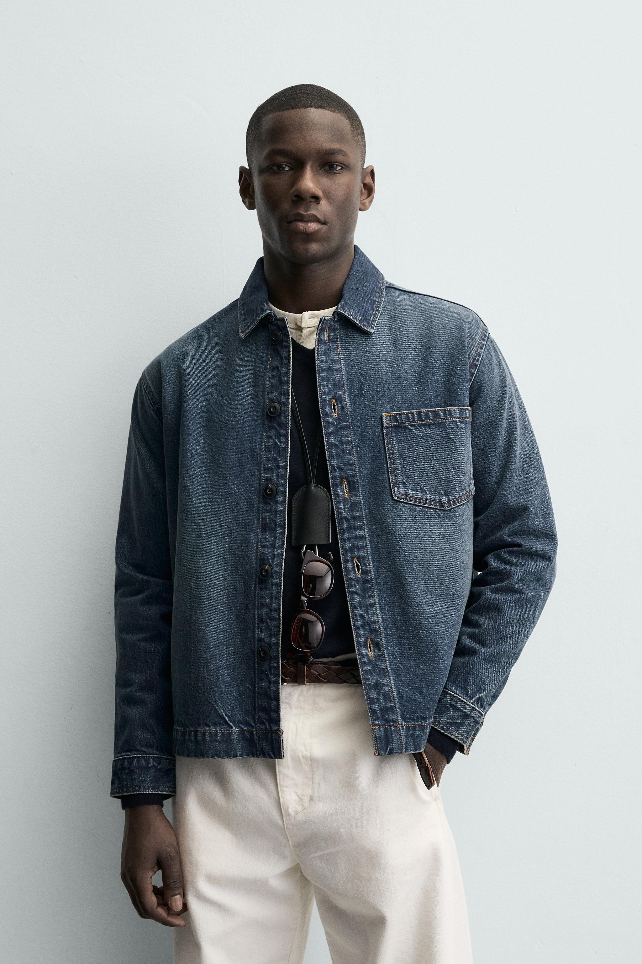 CHEMISE EN DENIM DÉLAVÉ